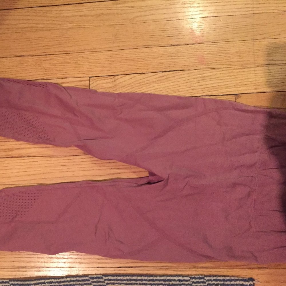 Fabletics Seamless Pink Mesh Leggings